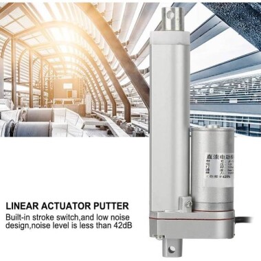 Strok Uzunluğu 100 mm 5 mm/S 8000N DC 12V Elektrikli Putter Elektrikli Lineer Aktüatör Putter Kapılar/Pencereler için - 3