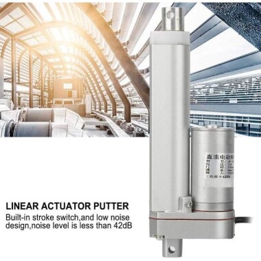 Strok Uzunluğu 100 mm 7 mm/S 1500N DC 24V Elektrikli Putter Elektrikli Lineer Aktüatör Putter Kapılar Windows için - 2
