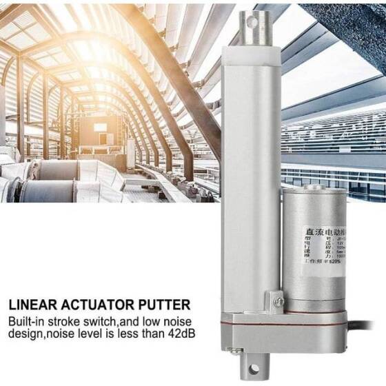 Strok Uzunluğu 100 mm 7 mm/S 2000N DC 12V Elektrikli Putter Elektrikli Lineer Aktüatör Putter Kapılar Windows için - 2