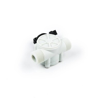 Su Akış Sensörü (Deniz) YF-S201 Debimetre G1/2 1-30L/Min Beyaz 5-24V - 3