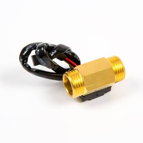 Su Akış Sensörü YF-B1 Debimetre G1/2 1-25L/dak 3.5V-12V - 4