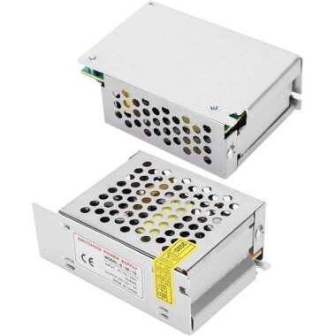 Su geçirmez Gri CB-12V-36W 3A Led Ultra İnce Aluminyum Kasa Mikro Anahtar Kablolu Güç Kaynağı - 5