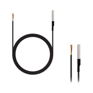 Su Geçirmez IP67 DS18B20 Dijital Sıcaklık Sensörü Termal Problu 1 Metre - 2