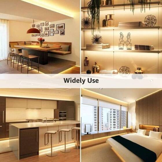 Su Geçirmez Sıcak Beyaz 3014 12V SMD LED Şerit 90 LED/Metre Esnek 5 Metrelik Makara - 4