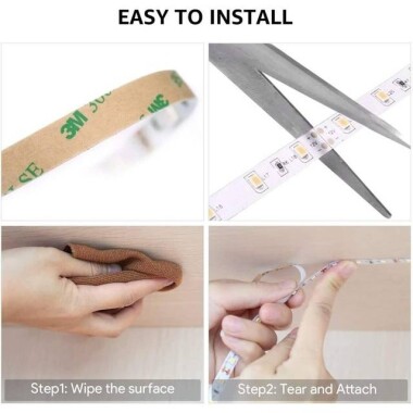 Su Geçirmez Sıcak Beyaz 3014 12V SMD LED Şerit 90 LED/Metre Esnek 5 Metrelik Makara - 5