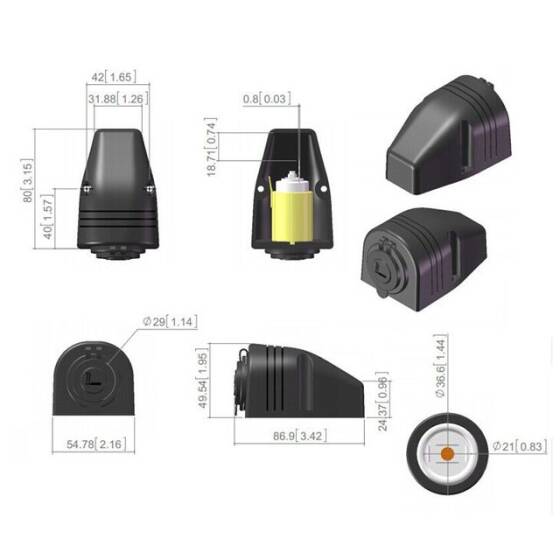 Su Geçirmez Sigara Çakmaklık Soketi Modülü - 3