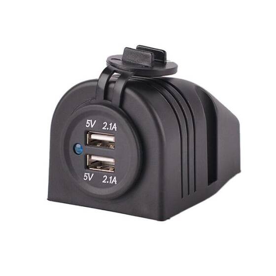 Su Geçirmez USB Şarj Modülü 5V 2.1A - 1A - 1