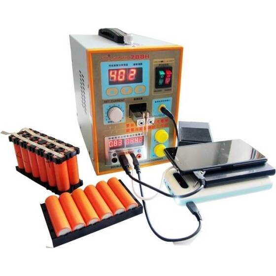 SUNKKO 788H-USB 18650 Pil Darbeli Nokta Kaynakçı-AU Fişli 220V - 3