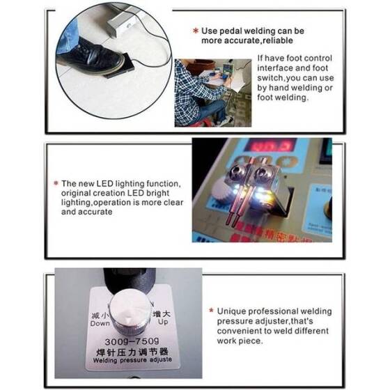 SUNKKO 788H-USB 18650 Pil Darbeli Nokta Kaynakçı-UK Fişli 220V - 5