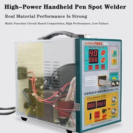 SUNKKO 788S Lityum Pil Kaynak Makinesi Çift Darbeli US Fişli 110V - 3