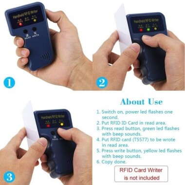 T5577 EM4305 125KHz Tekrarlanabilir İndüksiyon Kartı - 4