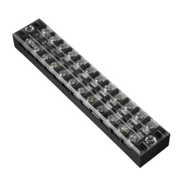 TB-2512 12P Çift Sıra Terminal Blok - 600V 25A - Görsu Elektronik