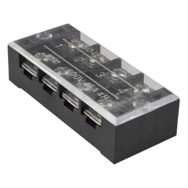 TB-4504 4P Çift Sıra Terminal Blok - 600V 45A - Görsu Elektronik