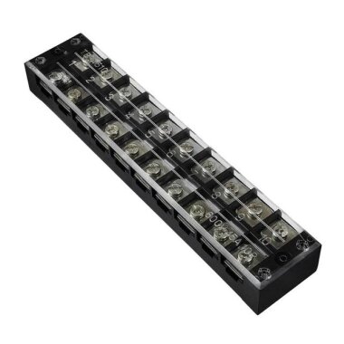 TB-4510 10P Çift Sıra Terminal Blok - 600V 45A - Görsu Elektronik