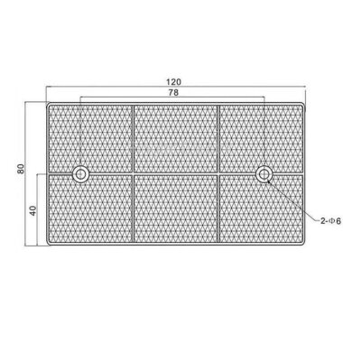TD-12 120x80 Reflektör / Mesafe Sensörleri Uyumlu - 3