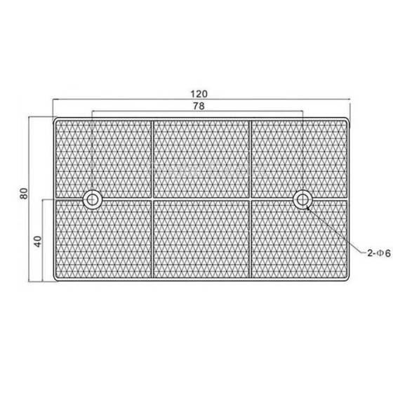 TD-12 120x80 Reflektör / Mesafe Sensörleri Uyumlu - 3
