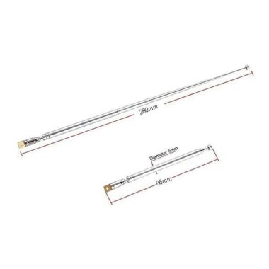 Teleskopik Çubuk Anten 280 mm - 2