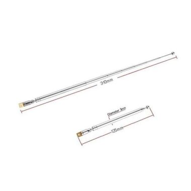 Teleskopik Çubuk Anten 310 mm - 2