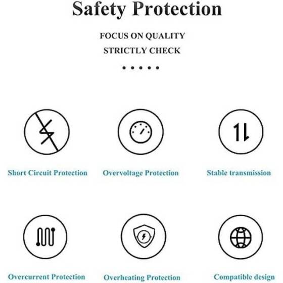 Tip C 100M PoE Ayırıcı 48V - 5V 3A - 5