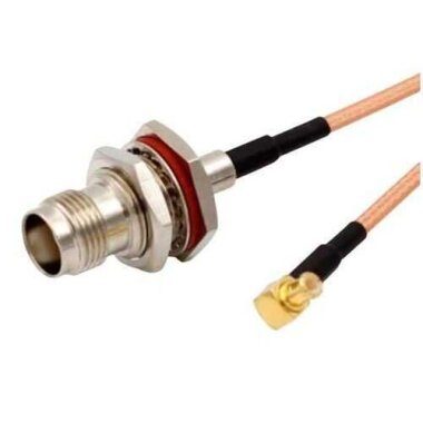 TNC-KY - MCX-JW RG316 Geniş Başlı Dönüştürücü Kablo - 12cm - Görsu Elektronik