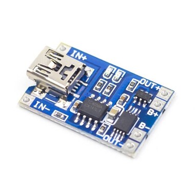 TP4056 Mini USB Lipo Korumalı Lityum Pil Devresi - 7