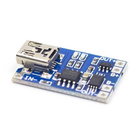 TP4056 Mini USB Lipo Korumalı Lityum Pil Devresi - 9