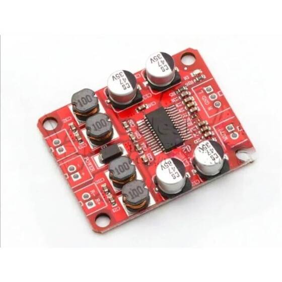TPA3110 Dijital Güç Amplifikatörü Kartı 2x5W Çift Kanallı Stereo DC 12V 2A Güç Kaynağı - 2