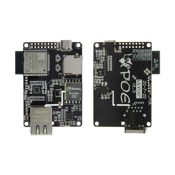 TTGO T-Internet-POE ESP32-WROOM LAN8720A Çipli Programlanabilir Ethernet Adaptör Kartı - 2