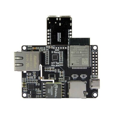 TTGO T-Internet-POE ESP32-WROOM LAN8720A Çipli Programlanabilir Ethernet Adaptör Kartı - 12