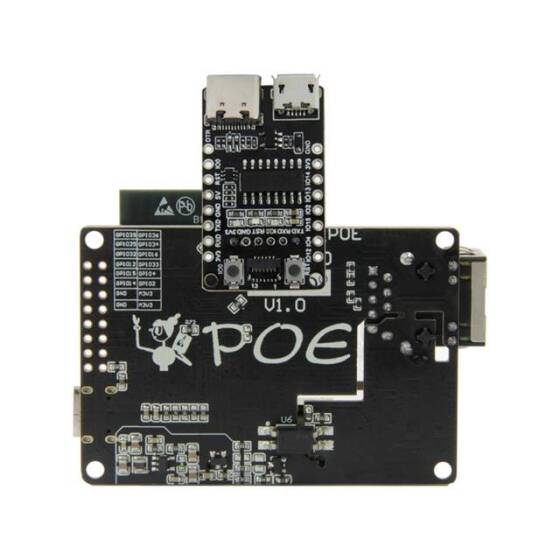 TTGO T-Internet-POE ESP32-WROOM LAN8720A Çipli Programlanabilir Ethernet Adaptör Kartı - 15
