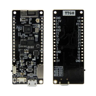 TTGO T8 V1.7 ESP32 8MB PSRAM TF KART 3D ANTEN WiFi ve Bluetooth ESP32-WROVER Micropython
4MB Flash CH9102F Çipli - 6
