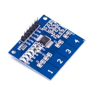 TTP224 4 Kanal Dijital Dokunmatik Sensör Modülü - 4