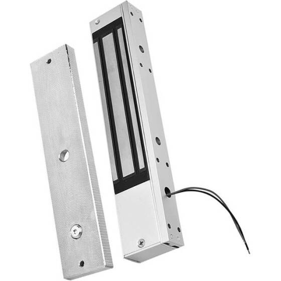 Tutkal Su Geçirmez 250KG 12V DC/500-600MA İki Telli Manyetik Kilit Sol Çıkış - 5