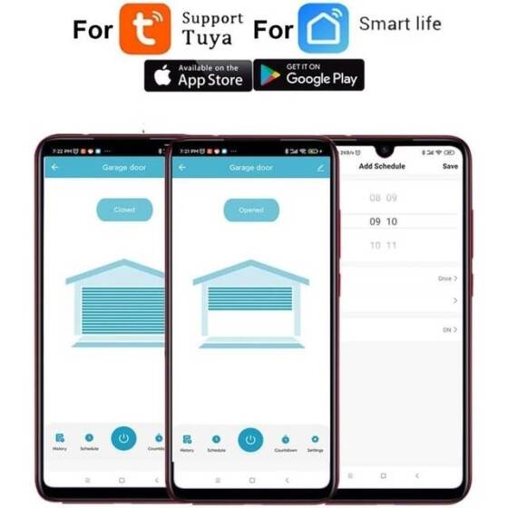 Tuya WiFi Anahtarı Garaj Kapısı Kontrol Cihazı 100-240V EU Fişli - 5