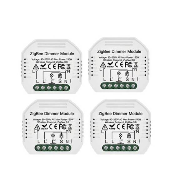Tuya Zigbee 3.0 Dimmer Modülü 1 Kanal QS-Zigbee-S05-LN Alexa Sıfır Ateş İçin Orjinal Paketleme - 1