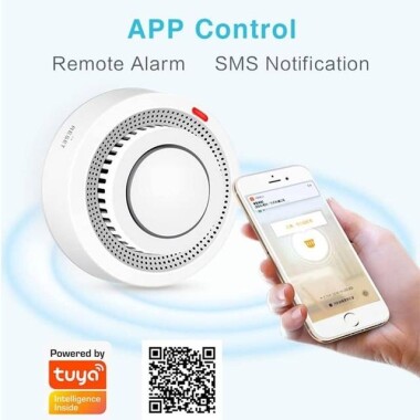 Tuya Zigbee Duman Alarmı Pil Dahil - 3