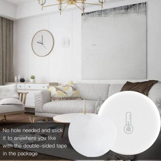 TUYA Zigbee Sıcaklık ve Nem Sensörü Pil Dahil - 4