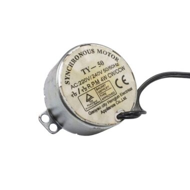 TY-50 AC 220V 12/10 RPM 4W Senkron Motor - 2
