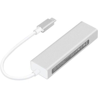 Type-C Hub 3 Port USB 3.0 Çoklayıcı + 1000 Mpbs Ethernet Çevirici - 2