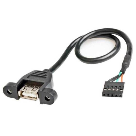 USB 2.0 Dişi Dupont 5 Pin Dişi Veri Anakart Adaptör Kablosu - 1