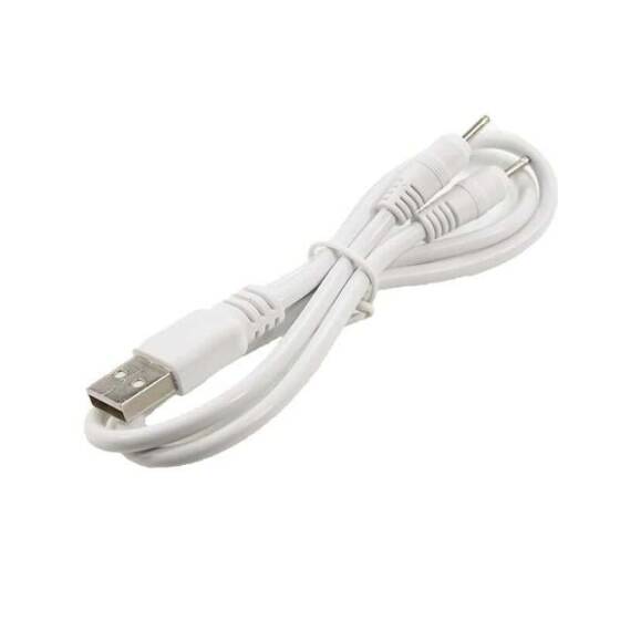 USB - 2.5x0.7mm 2'li İnce Uçlu Şarj Kablosu 30cm - 1
