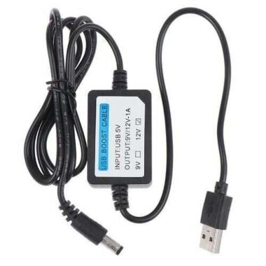 USB 5V - 12V 1A Voltaj Yükseltici Booster 1m - Görsu Elektronik