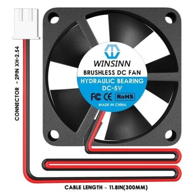 USB Boyutlu 5V DC 3510 Hidrolik Fan:35x35x10mm - 3