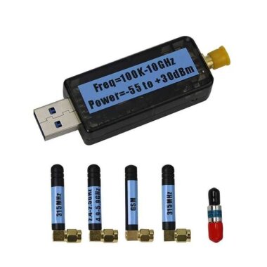USB RF Güç Ölçer V3.0 100K-10GHz Ekranlı RF Power Meter - Görsu Elektronik