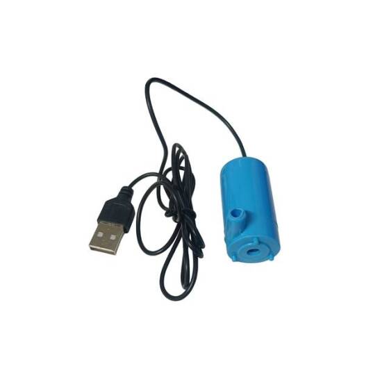 USB'li 5V Mavi Sessiz Mini Dalgıç Pompa - 1