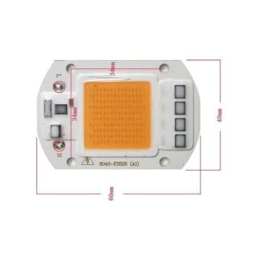 UV 220V Projektör Cob Led 50W Driver Çipli - 4