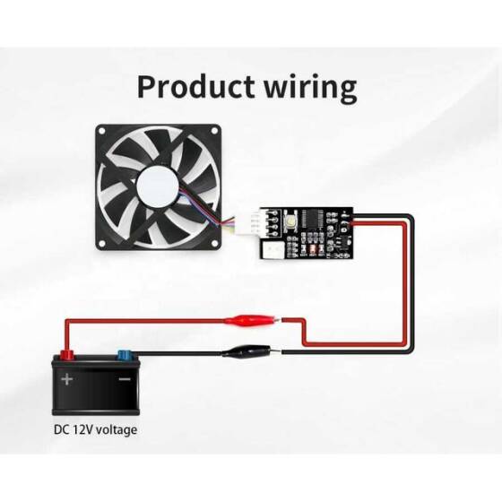 VHM-802 Sıcaklık Kontrollü Fan Devresi 12V - 4