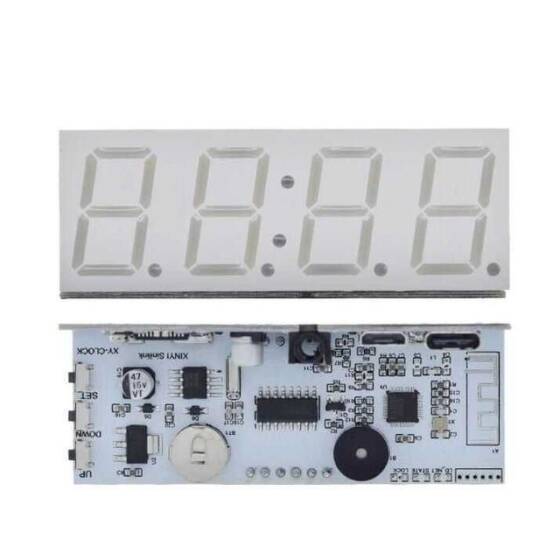 Wifi 4 Digit Led Display Saat / Alarm Modülü - Mavi - 2
