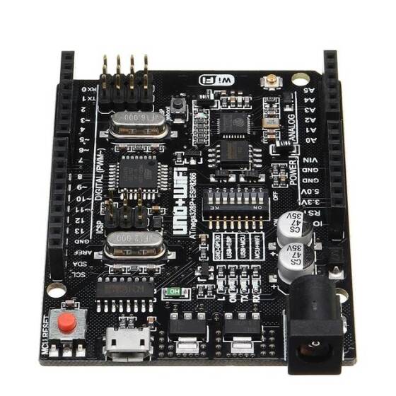 WiFi R3 ATmega328P 32KB Flash with ESP8266 32Mbit Flash USB-TTL CH340G - 4