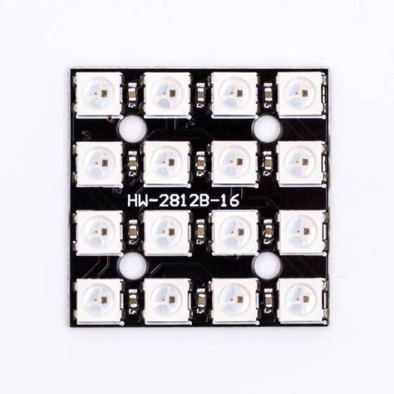 WS2812B 4x4 RGB LED Modülü - 1